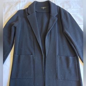 Jcrew black sweater blazer